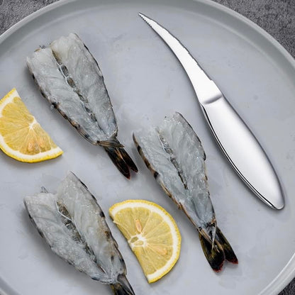 Shrimp Deveiner Tool Stainless Steel Shrimp Deveining Tool Seamless Shrimp Peeler and Deveiner Tool Efficient Shrimp Peeler and Shrimp Cleaner Shrimp Knife for Easy Shrimp Deveining