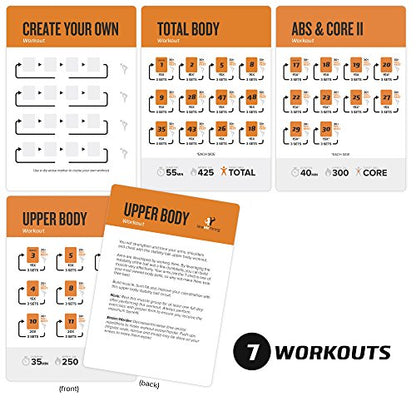 NewMe Fitness Stability Workout Cards - Instructional Fitness Deck for Women & Men, Beginner Fitness Guide to Training Exercises at Home or Gym - style: Stability
