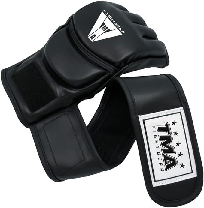 TMA MMA Gloves, for Training Grappling Punching Bag, Kickboxing Gloves, MMA Training Gloves, MMA Sparring Gloves - size: Small-Medium