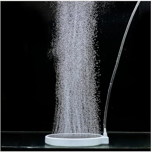 Nano Aquarium Air Stone, Fish Tank Bubbler Aerator (5-30Gal) | 1.97Inch Nano Bubbles, Improved Dissolved Oxygen, Quiet Aeration,Water Oxygenation (Air Pump and Airline Tubing not Included) - size: 1.97 inch for 5 to 30 gallon tanks