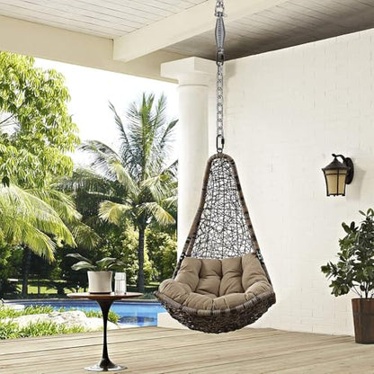 SELEWARE Hammock Chair Hanging Kit, Stainless Steel Bearing Swing Hanger with Heavy Duty Spring and Chain, Ceiling Mount for Hanging Indoor Outdoor Swing, Hammock Chair, Heavy Punching Bags - color: Bearing Swing Hanger With Chain & Conical Spring