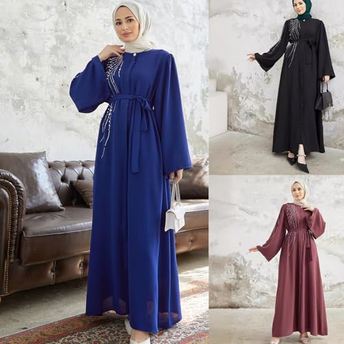 Women Kaftan Dress Prayers Full Cover Robe Women Abayas Portable Prayer Set