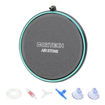 6" Air Stone for Aquarium, Bubbles Quiet Diffuser | 6" for 80-150gal, ultra-fine quiet bubbles. Durable ceramic+ABS, anti-clog. Complete kit - size: 6 inch