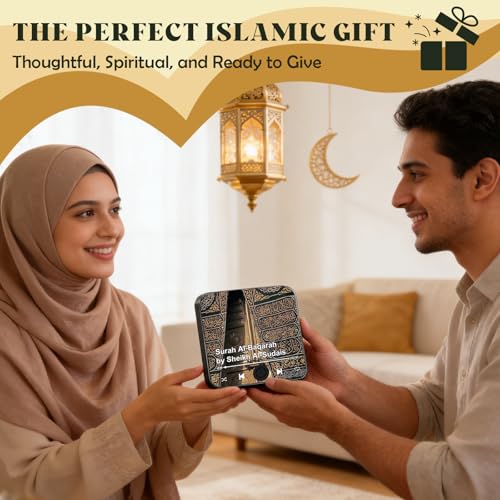 Mason Life Islamic Gifts Fridge Magnet, Preloaded Surah Audio Player with Islamic Recitations, Dome of the Rock, USB-C Rechargeable, Ramadan & Eid Gifts - color: Dome of the Rock