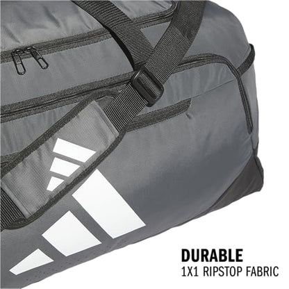 adidas Defender 5 Duffel Bag for Sports, Gym and Travel, Team Dark Grey, OSFA - color: Team Dark Grey, style: Large (100l)