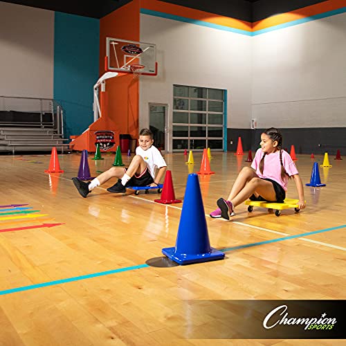 Champion Sports - color: Neon Blue, size: 5 Inch Diameter