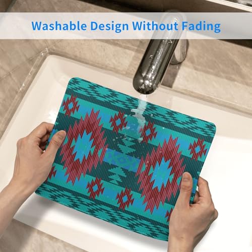 Native American Colorful Southwestern Abstract Retro Mousepad Non-Slip Rubber Base Mouse Pads for Computers Laptop Office Desk Accessories Mouse pad 7.9 x 9.5 in - color: African Tribes