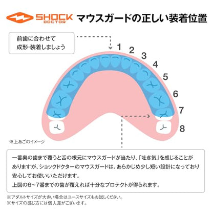 Shock Doctor Gel Max Power Carbon Convertible Mouth Guard - color: Carbon, size: Adult