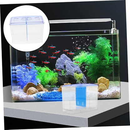 Totority Fish Tank Isolation Box Guppy Breeding Fry Incubator Aquarium Divider Observation Window for Fish Nursery