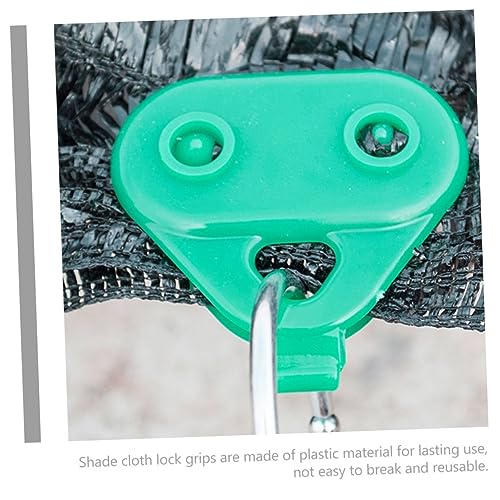 Ciieeo 50pcs Shade Cloth Clips Plastic Mesh Clip for Garden Netting Greenhouse Sunshade Tarp Easy to Install Reusable