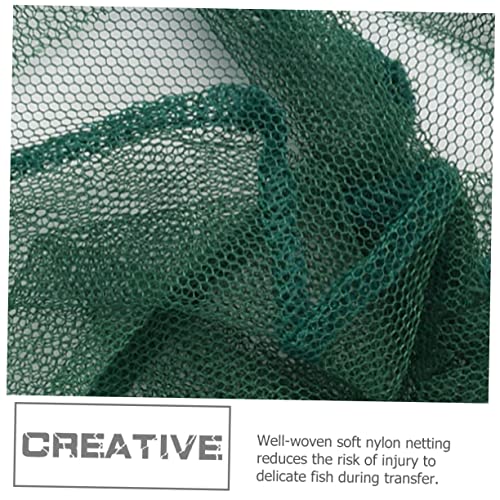 Abaodam 2Pcs Fishing Net Aquarium Fish Net with Soft Mesh for Catching for Stream River and Lake Fishing