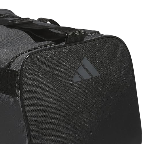 adidas Power Gym Bag – Lightweight Small Duffel, Team Dark Grey/White/Black, OSFA - color: Team Dark Grey/White/Black