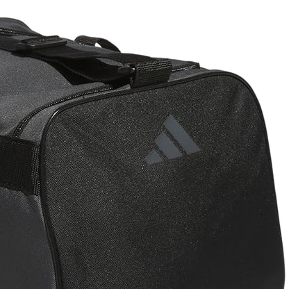 adidas Power Gym Bag – Lightweight Small Duffel, Team Dark Grey/White/Black, OSFA - color: Team Dark Grey/White/Black