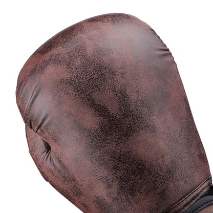 Boxing Gloves,Training Gloves for Child,Adults Boxing Training,Kickboxing, Muay Thai, MMA PU Leather - color: Coffee, size: 8oz