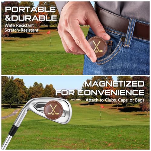 Mini Golf Score Counter with Reset – Easy Attach to Scorekeeper Gloves, Compact Stroke Tracker for Golf Games