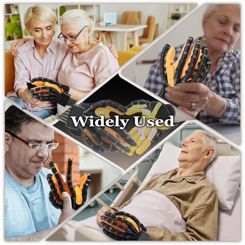 8th Generation Rehabilitation Robot Gloves For Stroke And Hand, Robotic Gloves Stroke Rehab, Hand Exercisers For Therapy, 4 Modes, Adjustable Intensity, Touch Panel. - size: Right Hand, Size-S