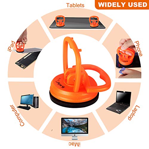 11 PCS Screen Suction Cup Kit LCD Screen Opening Tools Screen Replacement Tools for iPad, iMac, MacBook, Tablet, Laptop, iPhone, Samsung, Huawei, Etc.