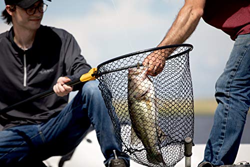 Frabill Conservation Slide Handle Net | Teardrop Hoop Size: 17" X 19" | Sliding Handle: 36" | Netting: Tangle-Free Micromesh | Net Depth: 16"