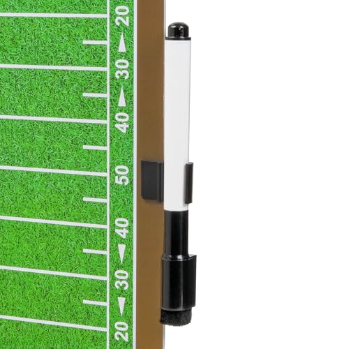Cannon Sports Dry Erase Coaches Board with Marker - Double-Sided Dry Erase Coaching Board for Baseball, Basketball, Football, Soccer, and Hockey - Perfect for Practices and Games (Football) - style: Football