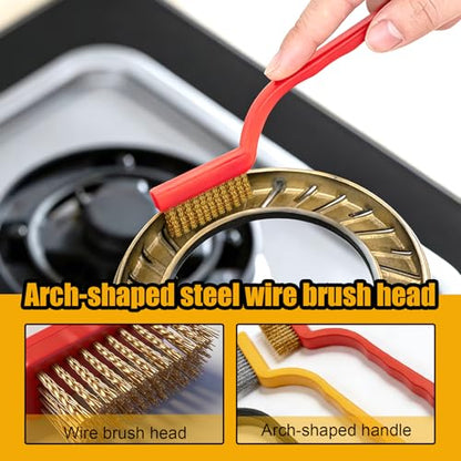 12pcs Crevice Cleaning Brush, Straw Cleaner Brush, Hard Bristle Grout Brushes for Home, Bathroom, Ktichen, Window and Corners