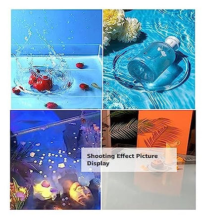 Acrylic Photo Props Tray, Floating Water Tank for Professional Photography, Clear Display Showcase for Food and Cosmetic Styling - size: 30x30x5cm/11.8x11.8x2in