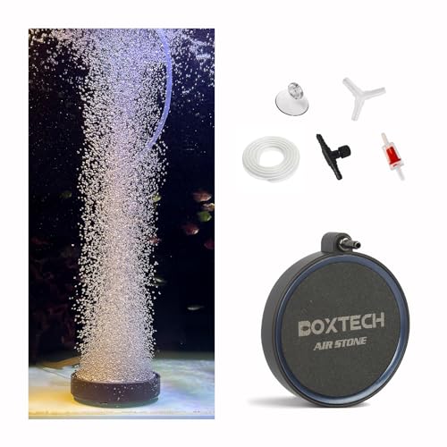 Aquarium Nano Air Stones Set, Aquarium Aerator Stone, 30-70 Gal | Oxygen Diffusion, Ultra Tiny Bubbles, High Dissolved Oxygen, Durable Porous Air Stone, Quiet Aeration