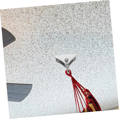 BESPORTBLE Stainless Steel Heavy Duty Ceiling Mount Hammock Hanging Hook Set Easy Installation Kit with Rotating Hangers for Punching Bag Swing and Hammock Chair Suspension