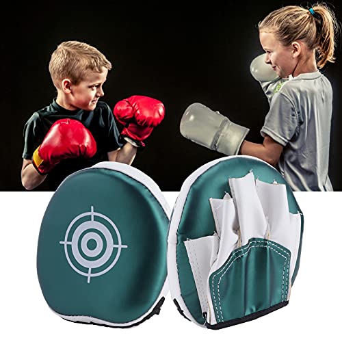 OUKENS Boxing Pads Mini Focus Mitts,PU Leather Boxing Curved Focus Punching Mitts Kids Mini Boxing Gloves Pads Boxing Target Pads for Kickboxing, MMA, Muay Thai, Punching Target, Martial Arts - color: 1 Piece Green