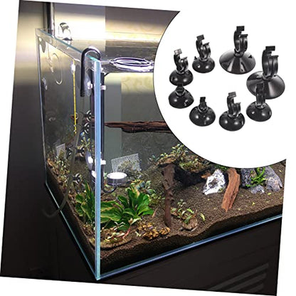 Ciieeo 40Pcs Aquarium Suction Cup Clips Clamps for Fish Tank Tubing Holder Easy Install Clean Surfaces for Airline and Hose Management
