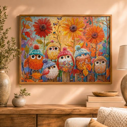 Cross & Glory | Jigsaw Puzzles for Adults | A Cozy Little Parliament - color: Cozy Little Parliament