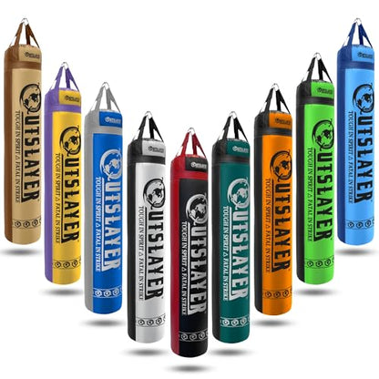 Muay Thai Punching Bag 6ft 150lbs Unfilled Made in USA - color: Custom Dual Color (DC), size: Without Bottom D-Ring