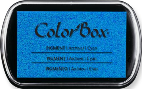 CLEARSNAP ColorBox Pigment Inkpad, Cyan - color: Cyan