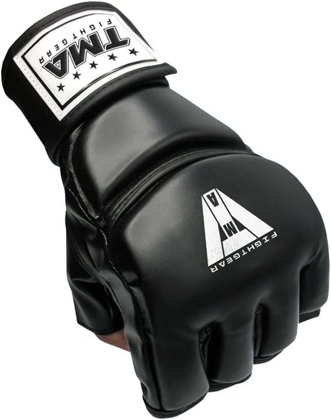 TMA MMA Gloves, for Training Grappling Punching Bag, Kickboxing Gloves, MMA Training Gloves, MMA Sparring Gloves - size: Small-Medium