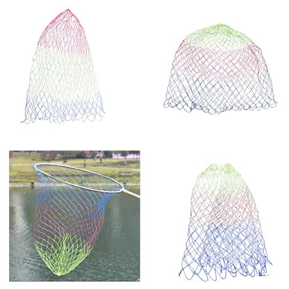 Folding Nylon Landing Dip Net Replacement Fishing Landing Meshs Net for Freshwaters Saltwater Fishing Net Easy to Use - size: 35cm