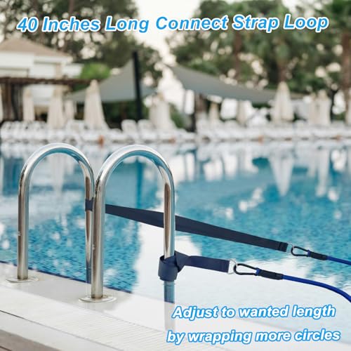 Swimming Resistance Training Set - Aquatic Resistance Belt, Swim Parachute, Pool Trainer Set - style: A