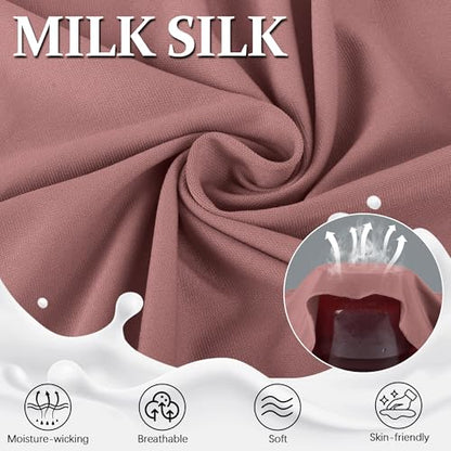 Ababalaya Women's Elegant Modest Muslim Islamic Ramadan Soft Lightweight Jersey Hijab Long Scarf - color: Darkpink, size: Large