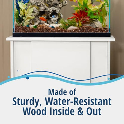 Tetra 15-20 Gallon Fish Tank Stand, Durable Water-Resistant Wood - size: 15-20 Gallon