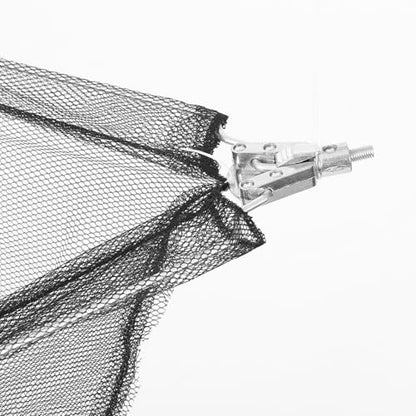 Cabilock Detachable Folding Fishing Net Head Solid Stainless Steel Frame Portable Replacement Net for Lakes Rivers Boats with Strong Tensile Strength and Fish-Friendly Design