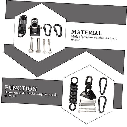 Toyvian 1set Heavy Bag Hanger Bracket Set Stainless Steel Anchor for to Install Suspension Hooks for Hammocks Swings Outdoor Use