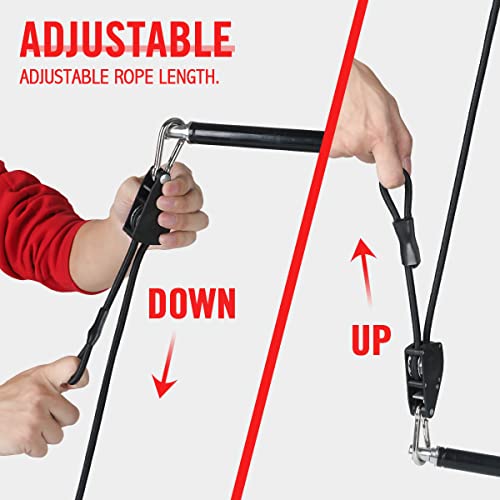 Flex Double End Punching Bag - Bungee Cords w/Special Flex Adjustable System - Durable Bladder Speed Bag - Boxing Training Equipment for Adults - Home Gym Accessories - style: Bungee Cords