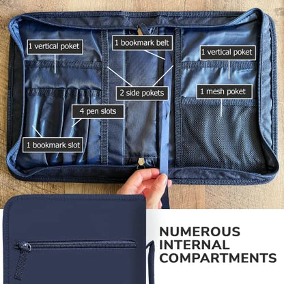 DEHITE Bible Cover for Men - Large Bible Cover Cases for Men Christian Gift