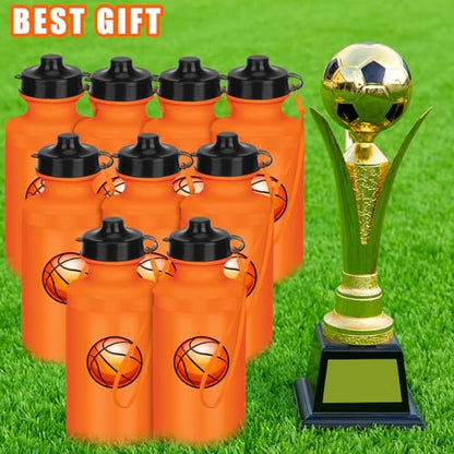 Zubebe 36 Pcs Sports Water Bottles Bulk Squeeze Reusable Bpa-free Plastic Water Bottles End of the Year Gifts Summer Gifts for Students School Travel Hiking Cycling Event Team Gift - color: Orange