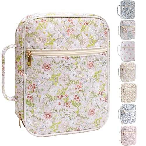 Bible Cover for Women (Jungle Flowers, Large) - color: A5 Jungle Flowers