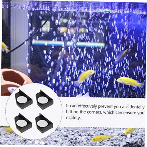 4pcs Corner Protector Pads for Fish Tanks -Collision Cushion Guards Thickened Base Corner Protectors for Aquarium Stability and Safety
