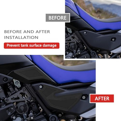 FOR TENERE 700 Tenere 700 2025 T700 2025 Motorcycle Side Fuel Tank Protector Knee Pad Traction Pad Suitable for Tenere 700 Accessories
