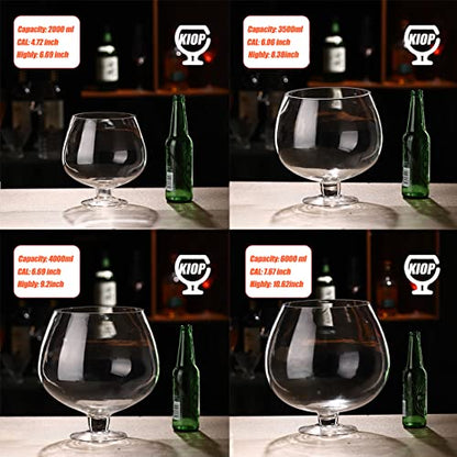 Super Large Draft Beer Glass Wine Cork Storage Big Capacity Bar Surprise Drinkware Ice Bucket,Fish Tank Used for Juice, Lemonade, Whiskey, Beer, Cocktail, Drink Glasses,70oz - size: 70oz