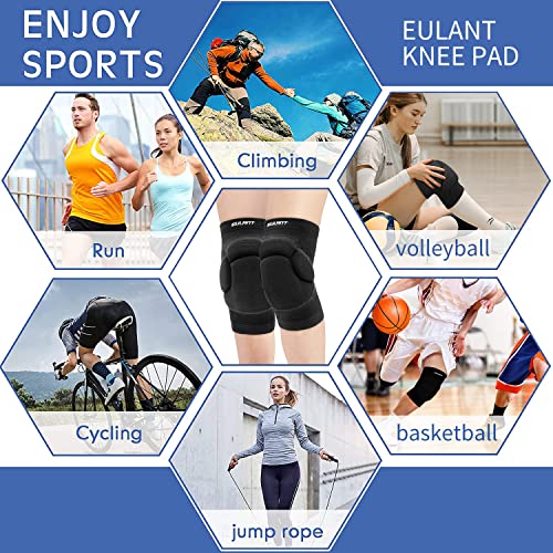 Knee Pads for Adult/Youth,Thicken Anti-Collision Sports Protection Knee Pad | Non-Slip Sports Protection Knee Pad,Elastic & Breathable Knee Brace Ideal for Dancing Football Running Basketball Cycling - size: Adult Large