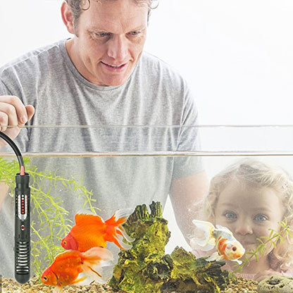 DaToo Aquarium Heater Fish Tank Heater Submersible 200 Watt, 1 Yr Warranty - size: 200Watt