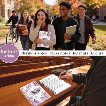 XKDOUS Hardcover Spiral Notebook with Tabs and Bible Tracker, College Ruled Notebook Journal, Church Notes Journal for Women, Bible Journal, Blank Notebooks for Work School Note taking, Purple - color: Purple