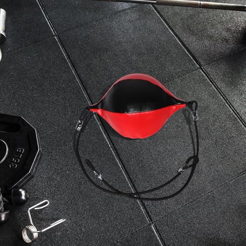 Double End Boxing Speed Ball PU Punching Ball for Reflex and Eye Coordination Training Portable Hanging Training Equipment for Home and Gym Fitness